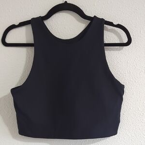 Girlfriend Collective Terrace Dylan Tank Bra - Black - Size XL